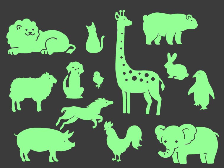 Animal Everyday Set