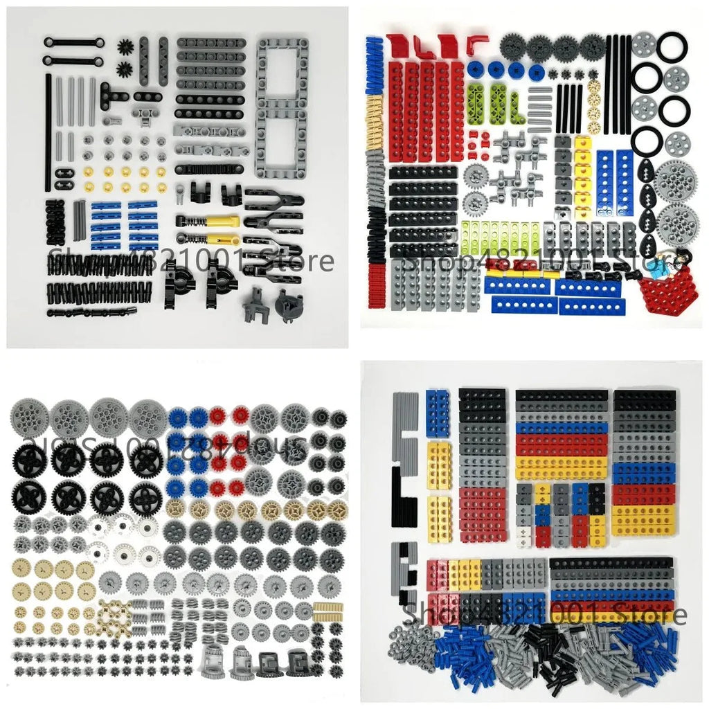 Technic Building Blocks Set | Compatible Parts for Cars, Gears, and Axles