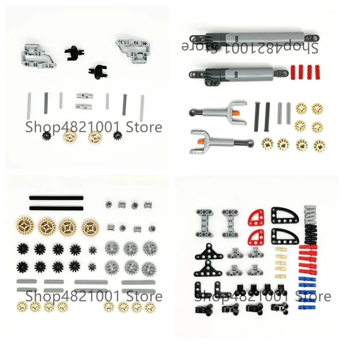 Technic Building Blocks Set | Compatible Parts for Cars, Gears, and Axles