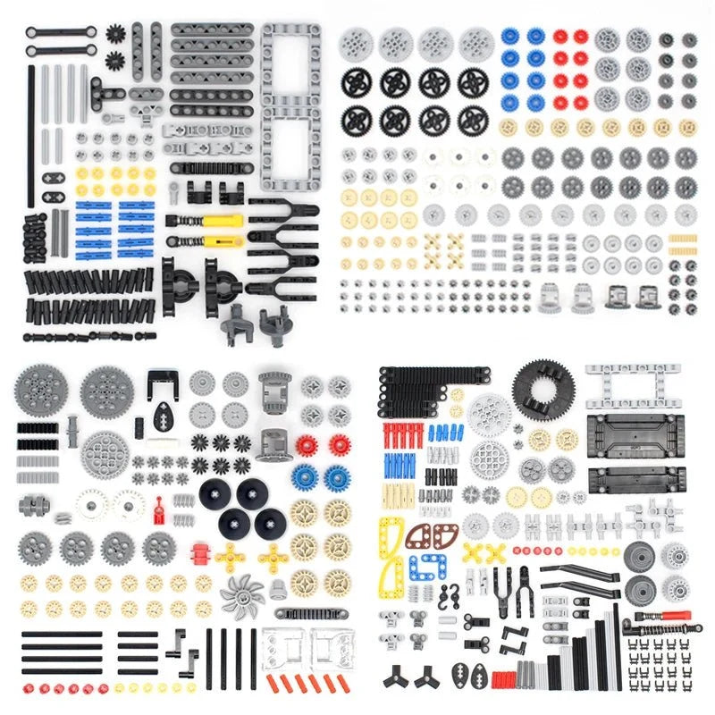 Technic Building Blocks Set | Compatible Parts for Cars, Gears, and Axles